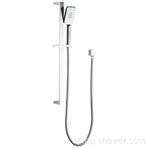 Accesorios de baño ducha de latón carril cuadrado